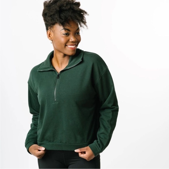 Zyia Active Green Classic 1/4 Zip - Picture 2 of 8